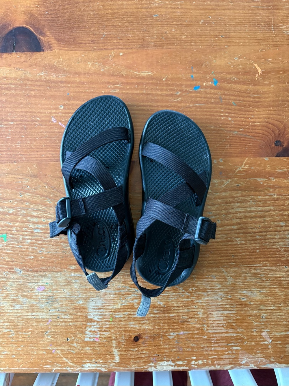 Chaco Kids Black Sandals with Adjustable Straps